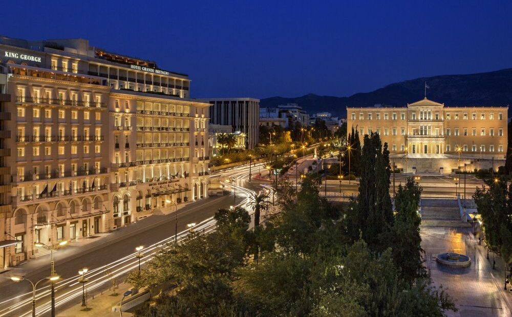 Athens’ Grande Bretagne, King George Hotels Temporarily Suspend Operations