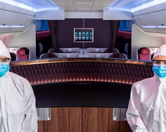 Qatar Airways’ Cabin Crew Now Wear Full Body Suits During Flights