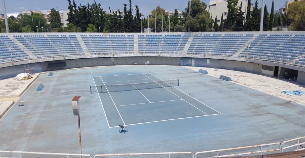 Μέχρι το τέλος του μήνα έτοιμα τα γήπεδα στο ΟΑΚΑ