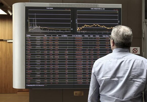 Πτώση στο Χρηματιστήριο Αθηνών