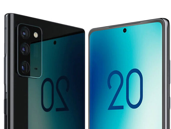 Samsung Galaxy Note 20: Τα πρώτα Renders της βασικής έκδοσης με Flat οθόνη