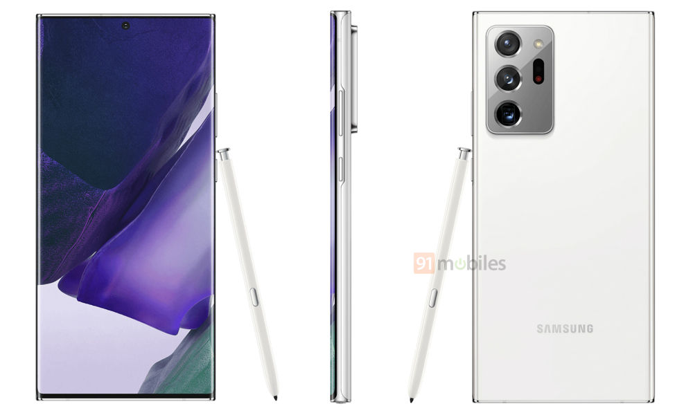 Samsung Galaxy S20 Ultra: Νέα Renders της συσκευής στο νέο χρώμα Mystic White