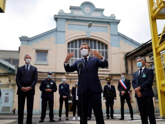 Ο Μακρόν προειδοποιεί : «Εάν αφήσουμε τον Λίβανο, θα γίνει εμφύλιος πόλεμος»