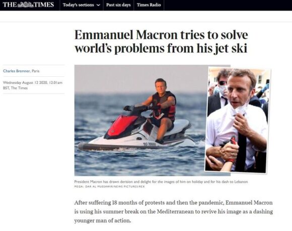 Τουρκικά ΜΜΕ «τρολάρουν» Μακρόν… μέσω Βρετανίας