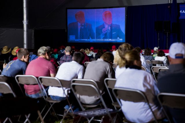 Ντιμπέιτ Τραμπ – Μπάιντεν : 100.000