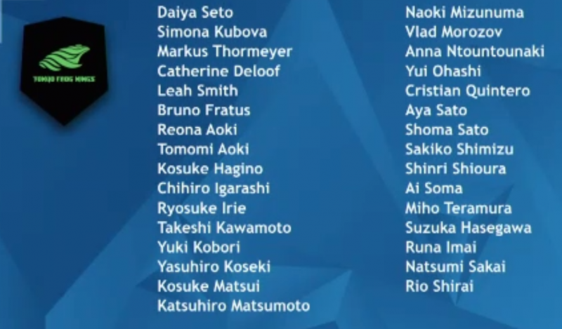 Στους Tokyo Frog Kings της Isl η Ντουντουνάκη!