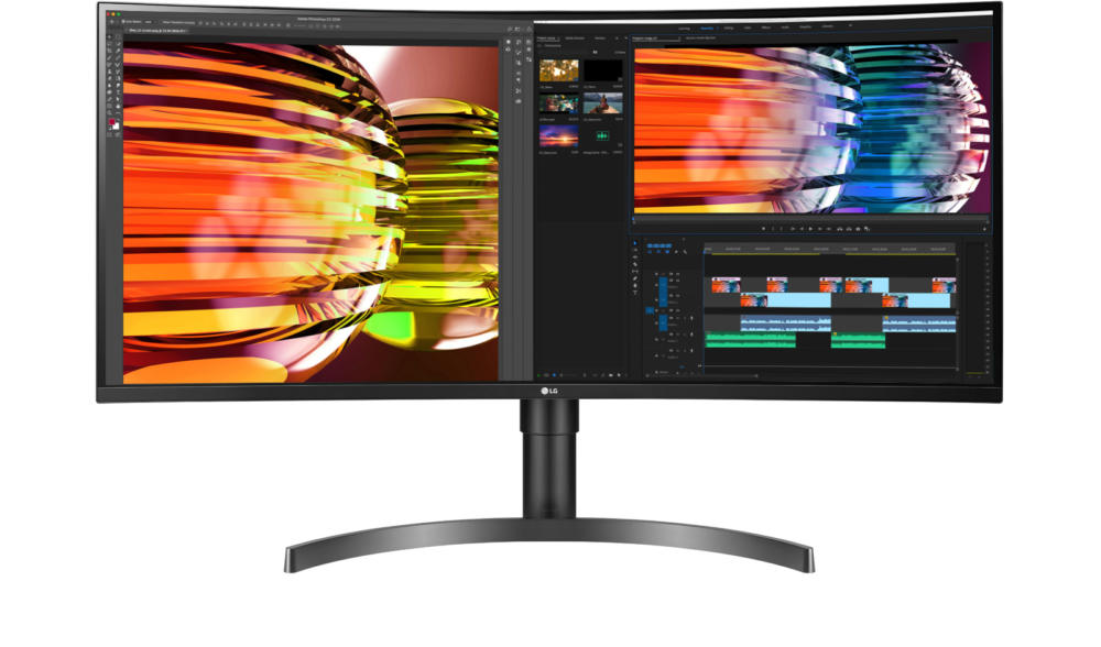 Lg Wn75c B: Ultrawide Qhd Monitor 35″ με κυρτή οθόνη και κάδρο 21:9