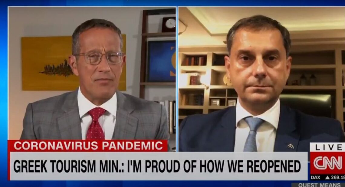 Tourism Minister Tells Cnn He’s Proud Of How Greece Reopened To Visitors