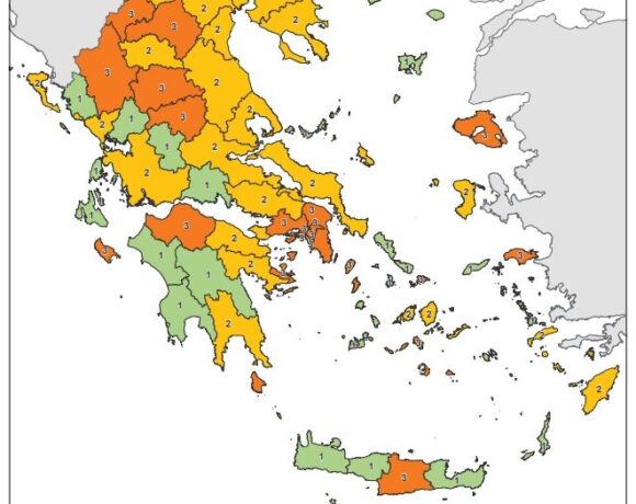 Greece Unveils Online Map With Covid 19 Risk By Regional Unit