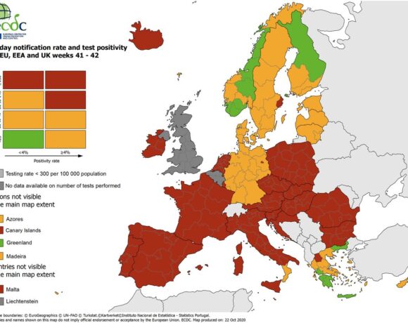 Greece’s Covid-19 Risk Level Low to Moderate When Compared to Other Countries