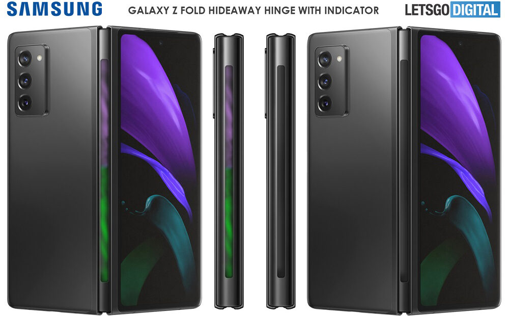 Samsung Galaxy Z Fold: Νέα πατέντα με φωτισμό Led στο Hinge