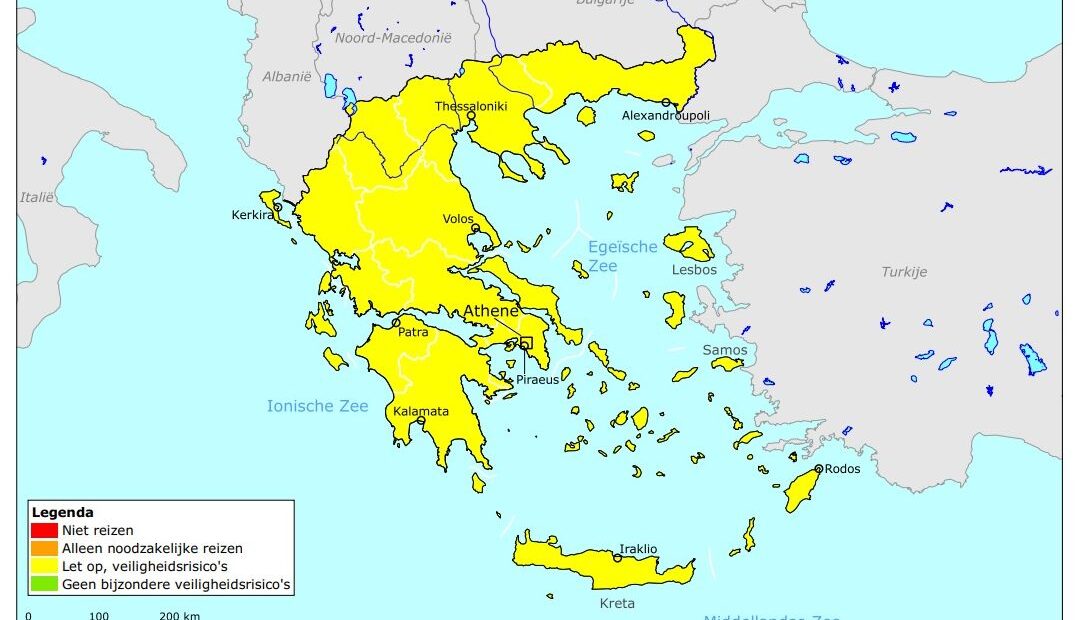 The Netherlands Changes All Of Greece To ‘yellow’, Updates Travel Advice