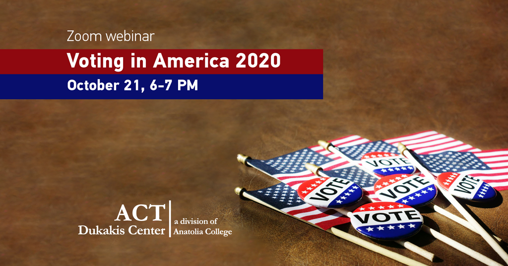 Voting In America: Διαδικτυακή εκδήλωση από το Dukakis Center του Act