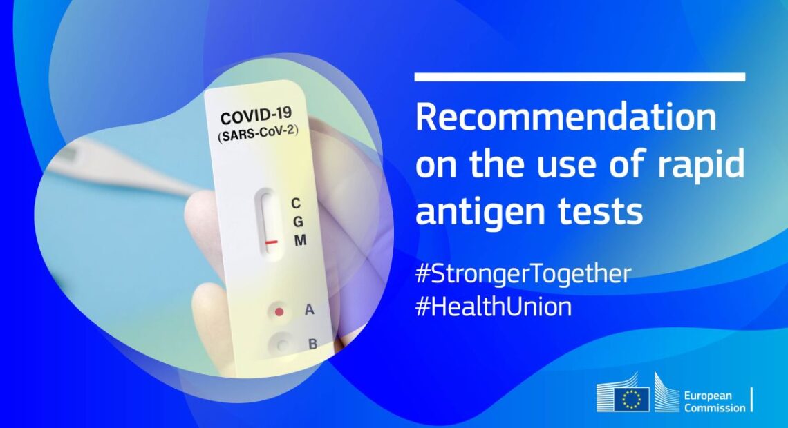 European Commission Recommends Use Of Rapid Antigen Tests For Covid 19
