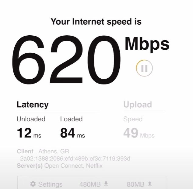 Δοκιμή 5g στην Αθήνα με Iphone 12 Pro Max χρησιμοποιώντας Cosmote Esim