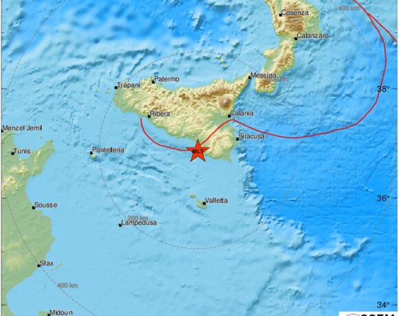 Ιταλία : Ισχυρός σεισμός 4,8 Ρίχτερ στη Σικελία