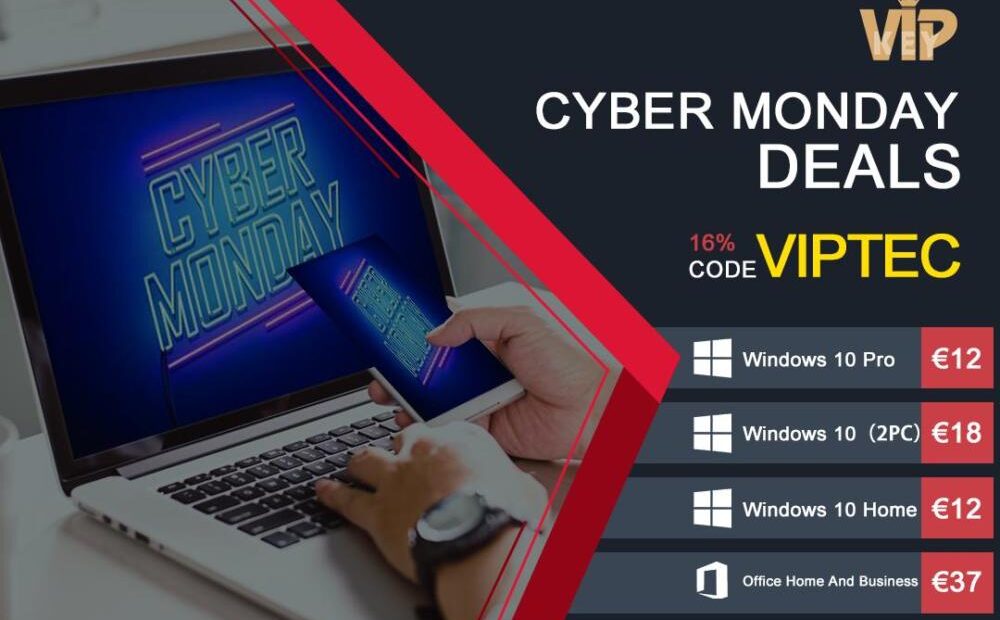Cyber Monday 2020: Με δημοφιλές λογισμικό και επιπλέον έκπτωση για Windows 10 με 12 ευρώ