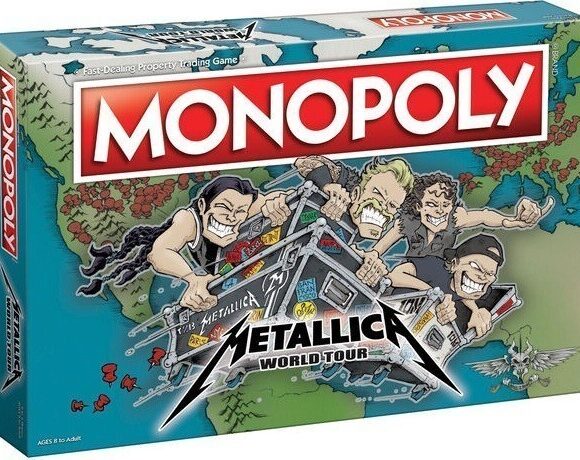 Metallica World Tour: H Monopoly έκανε επιτραπέζιο την παγκόσμια περιοδεία του 2013