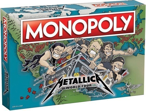 Metallica World Tour: H Monopoly έκανε επιτραπέζιο την παγκόσμια περιοδεία του 2013