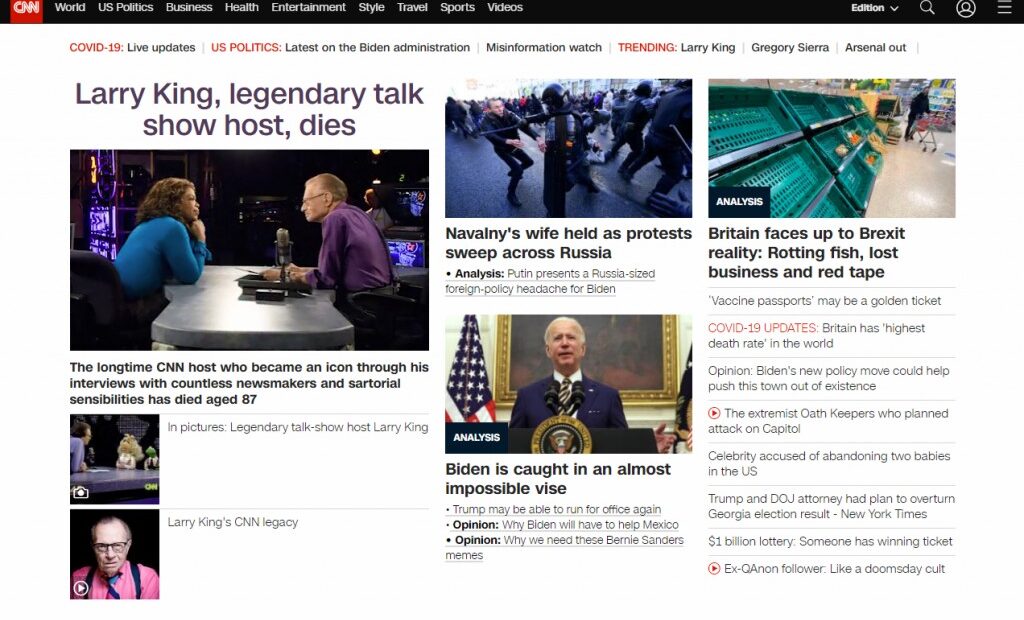 Λάρι Κινγκ : Πώς αποχαιρέτησε το Cnn τον παρουσιαστή