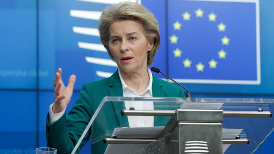 Μήνυμα της Ούρσουλα Φον Ντερ Λάιεν παρουσιάζει Έλληνα εθελοντή