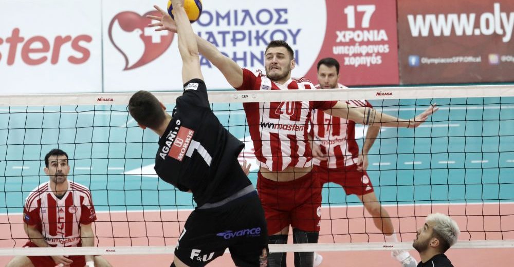 Βόλεϊ λιγκ Ολυμπιακός ΠΑΟΚ 3 2: Άντεξε κι αγκάλιασε τον τίτλο