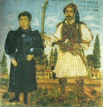 Οι άγνωστες τοιχογραφίες του τσολιά Θεόφιλου Χατζημιχαήλ