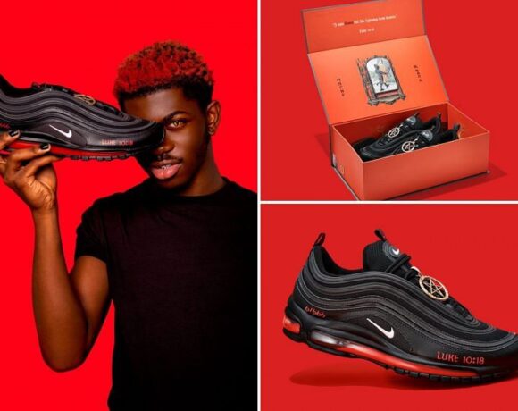 H Nike μηνύει εταιρεία που χρησιμοποιεί … αληθινό αίμα για να φτιάξει τα «παπούτσια του Σατανά» αξίας $1