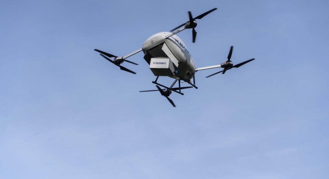 H Samsung στέλνει με Drones τα προϊόντα της στην Ιρλανδία