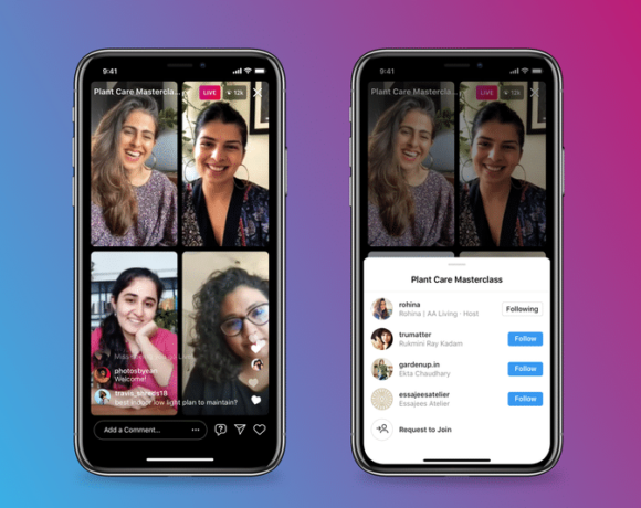 Instagram Live: Νέα δυνατότητα στα Lives με περισσότερους από 2 ομιλητές