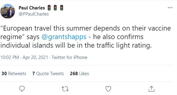 Βρετανία: Στην βάση προορισμών – νησιών και όχι κρατών το σύστημα φωτεινών σηματοδοτών!!!