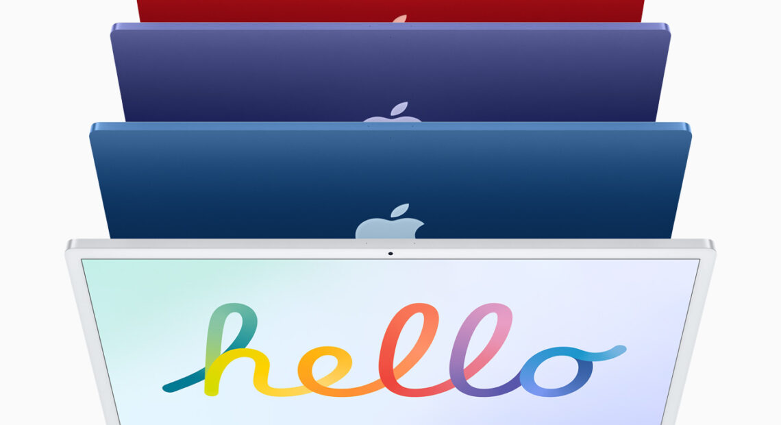 To Spring Event της Apple φέρνει το ουράνιο τόξο στα Imac