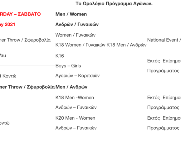 Βενιζέλεια: Πρόγραμμα και συμμετοχές Ελλήνων στα δρομικά
