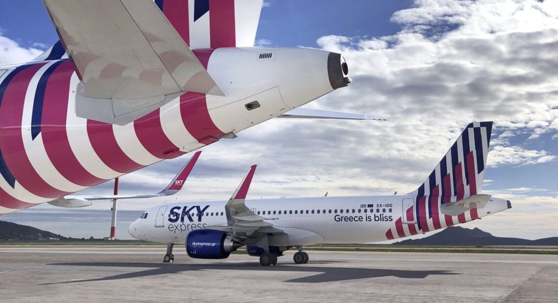 SKY express Adds Flights to Paris and London from Athens