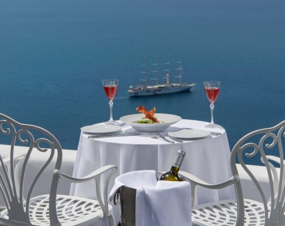 Athina Luxury Suites Offers Fine Dining Experiences On Santorini’s Caldera