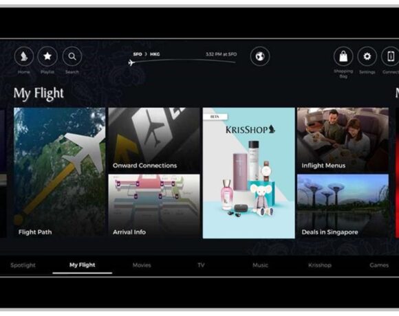 Singapore Airlines: Προσφέρει τη δυνατότητα για ηλεκτρονικές αγορές εν πτήσει.