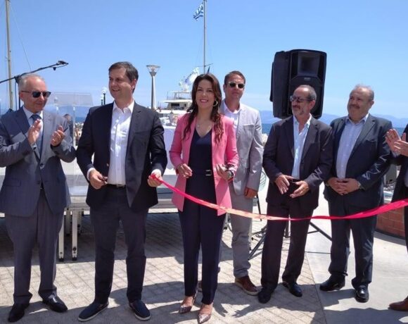 Tourism Minister Inaugurates New Marina At Benitses On Corfu
