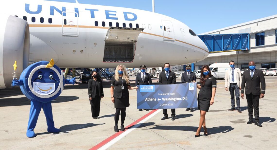United Airlines Launches First Ever Nonstop Service Between Athens And Washington D.c.