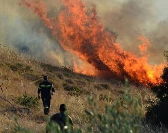 Χωρίς ενεργό μέτωπο η φωτιά στην Κορυφή Ηλείας