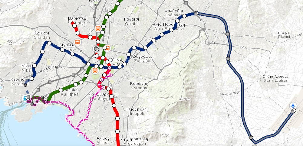 Athens Transport Organization Launches New Interactive Map For Commuters