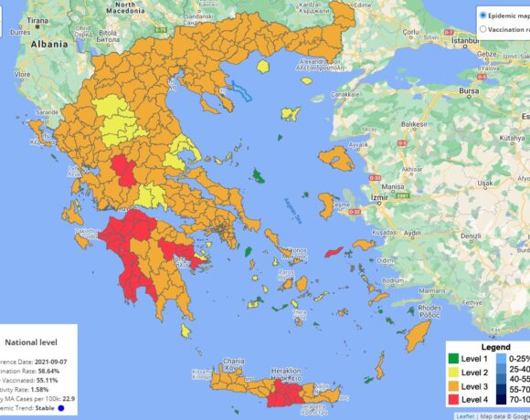 Greece Extends Covid 19 Restrictions For Heraklion, Ikaria And Three More Areas