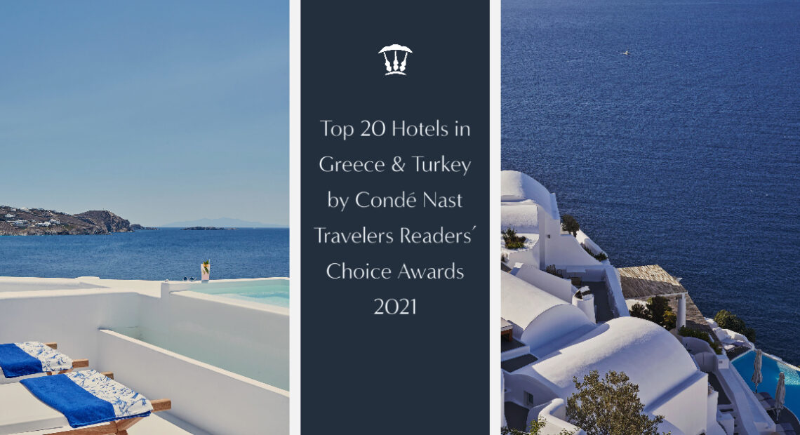 ‘Katikies Mykonos’ and ‘Katikies Santorini’ Hotels on Condé Nast Traveler Top 20 List for 2021