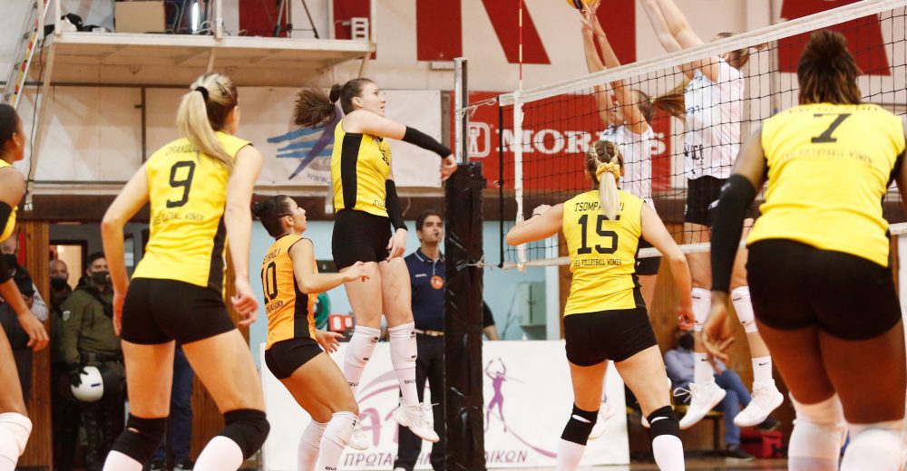 Α1 γυναικών, Άρης Παναθηναϊκός 3 2: Η κορυφή είναι κιτρινόμαυρη
