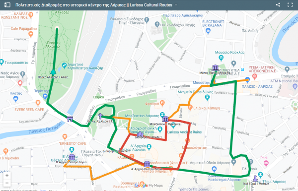 Λάρισα – Διαδρομές πολιτιστικού ενδιαφέροντος στο ιστορικό κέντρο της πόλης