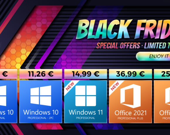 Τελευταία εβδομάδα, Black Friday Super Sale, απέκτησε Windows 10 με 7€