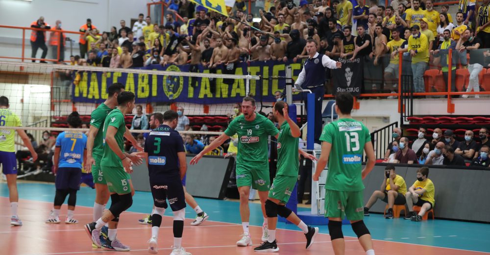 Challenge Cup ανδρών, Μακάμπι ΠΑΟ 2 3: Στο χέρι του η πρόκριση