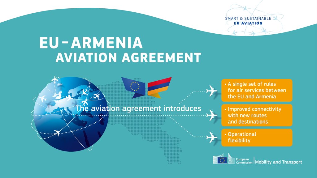 Eu Armenia Aviation Agreement To Bring New Routes, Destinations
