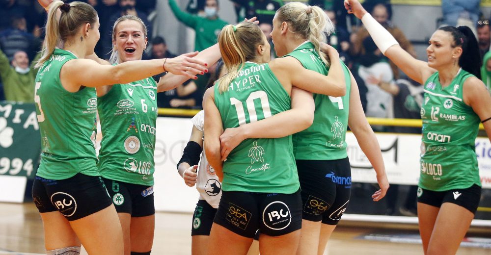 Challenge Cup γυναικών, Οστάνδη ΠΑΟ 3 2: Τα χρειάστηκε, αλλά πέρασε