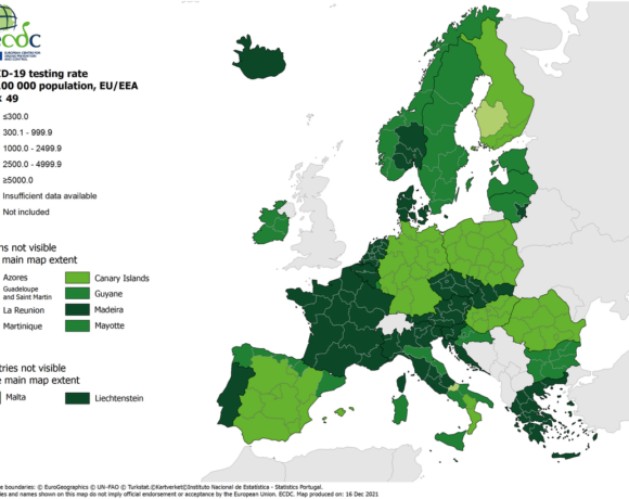Ecdc: Στο “βαθύ κόκκινο” όλη η Ελλάδα |Δυσχερής η κατάσταση για τον τομέα των ταξιδιών στην Ε.Ε.