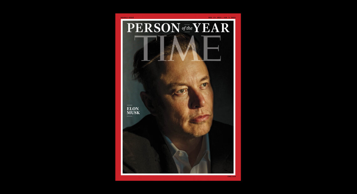 O Elon Musk είναι το πρόσωπο της χρονιάς για το Time